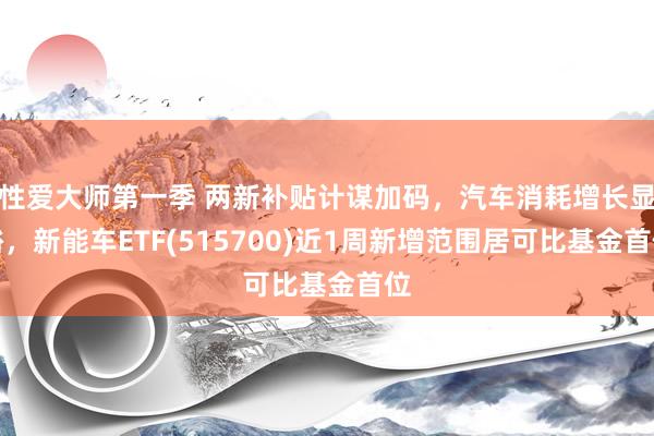 性爱大师第一季 两新补贴计谋加码，汽车消耗增长显豁，新能车ETF(515700)近1周新增范围居可比基金首位