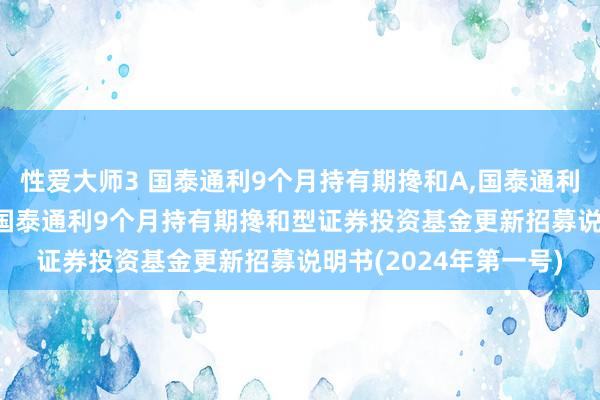 性爱大师3 国泰通利9个月持有期搀和A，国泰通利9个月持有期搀和C: 国泰通利9个月持有期搀和型证券投资基金更新招募说明书(2024年第一号)